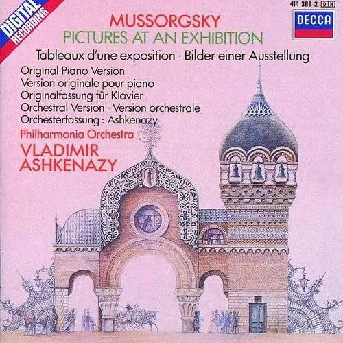 VLADIMIR ASHKENAZY - Pictures At An Exhibition vinyl record cover
