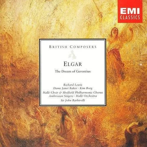 Sir John Barbirolli, Elgar / Baker / Ambrosian Singers / Barbirolli - Dream Of Gerontius vinyl record cover