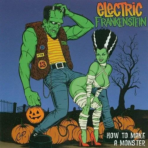Electric Frankenstein - How To Make A Monster vinyl record cover
