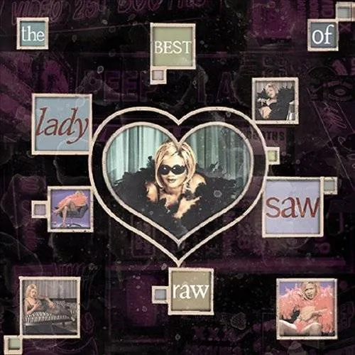 Lady Saw - Raw-Best Of Lady Saw vinyl record cover