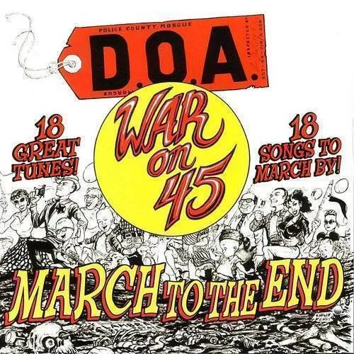 D.O.A. - War On 45 (Bonus Tracks) [Colored Vinyl] (Ylw) (Can)