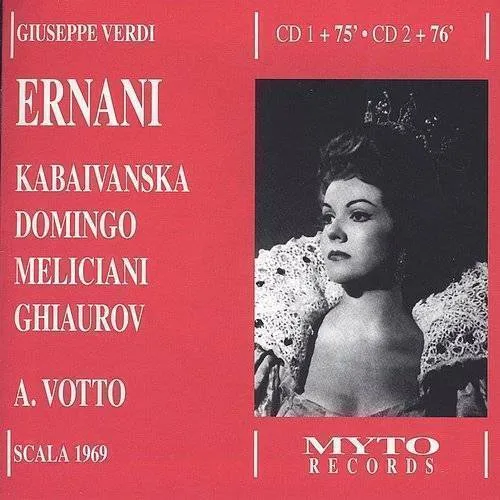 PlÃ¡cido Domingo - Ernani vinyl record cover
