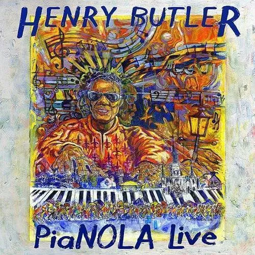 Henry Butler - Pianola Live vinyl record cover