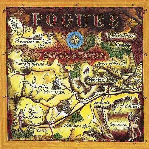 The Pogues - Hell's Ditch vinyl record cover