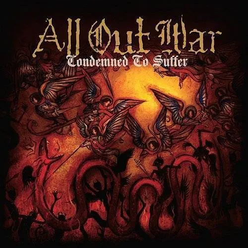 All Out War - Condemned to Suffer vinyl record cover