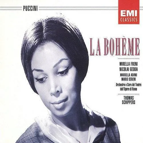 Thomas Schippers - La Boheme (W/Cdrom) vinyl record cover