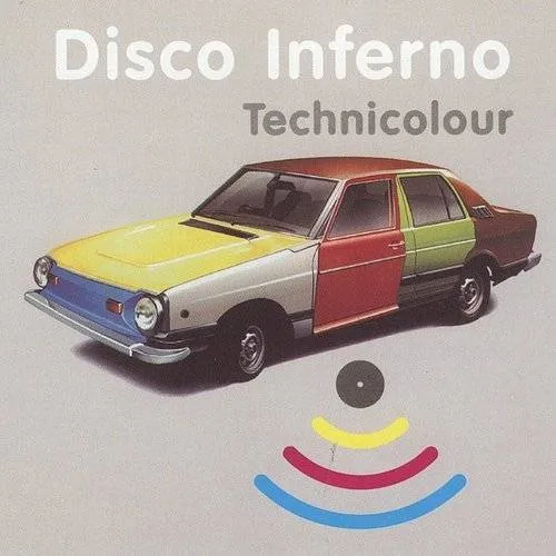 Disco Inferno - Technicolour vinyl record cover