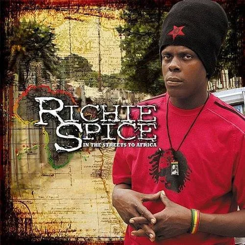 Richie Spice - In the Streets to Africa vinyl record cover