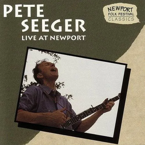 Pete Seeger - Live at Newport vinyl record cover