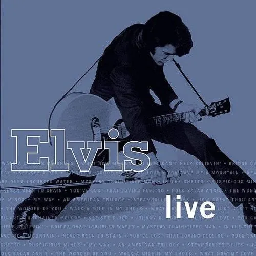 Elvis Presley - Elvis Live vinyl record cover