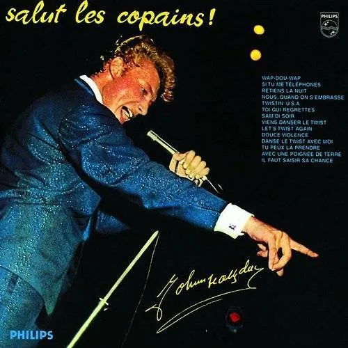 Johnny Hallyday - Salut Les Copains vinyl record cover