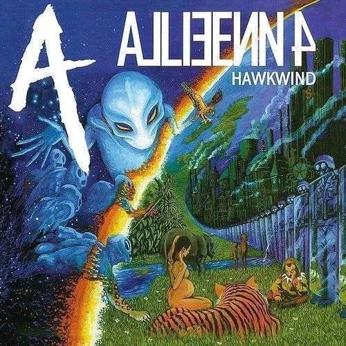 Hawkwind - Alien 4 vinyl record cover