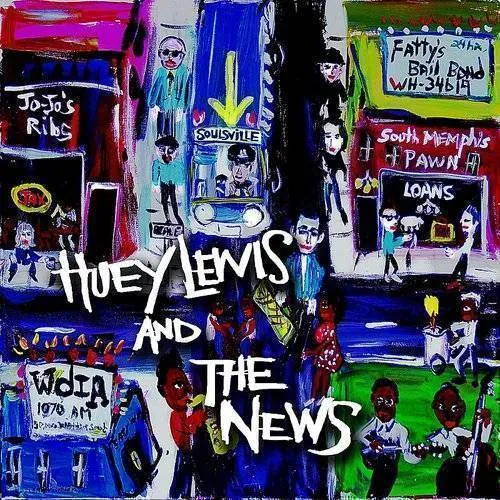 Huey Lewis & The News - Soulsville vinyl record cover