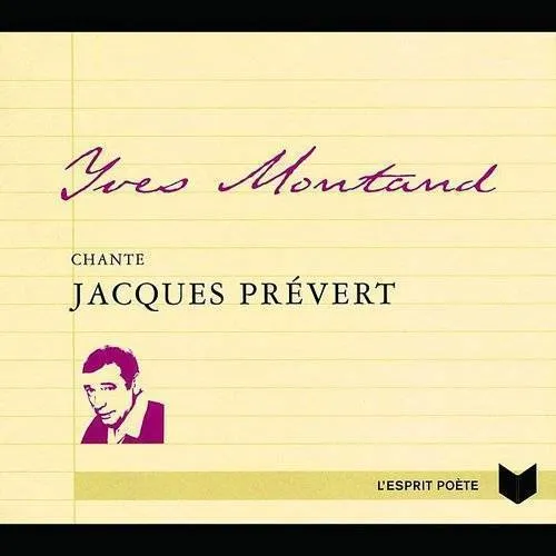 Yves Montand - Chante Prevert vinyl record cover