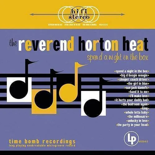 Reverend Horton Heat - Spend a Night in the Box vinyl record cover
