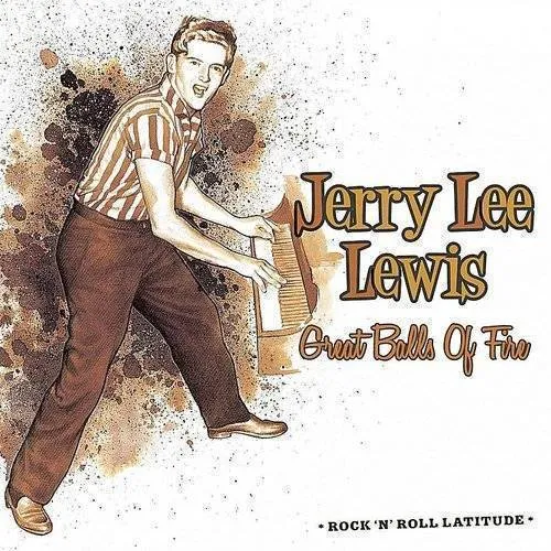 Jerry Lee Lewis - Great Balls Of Fire vinyl record cover