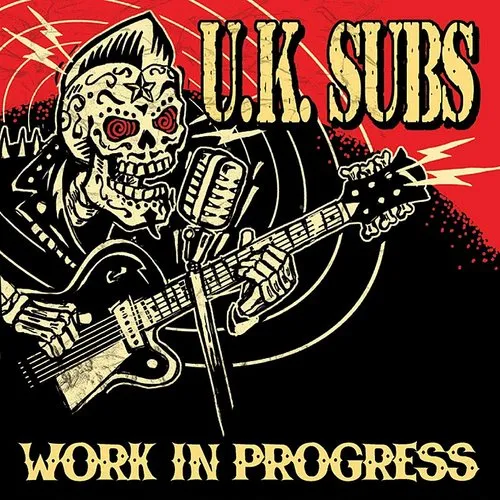 Uk Subs - Work In Progress (10in) vinyl record cover
