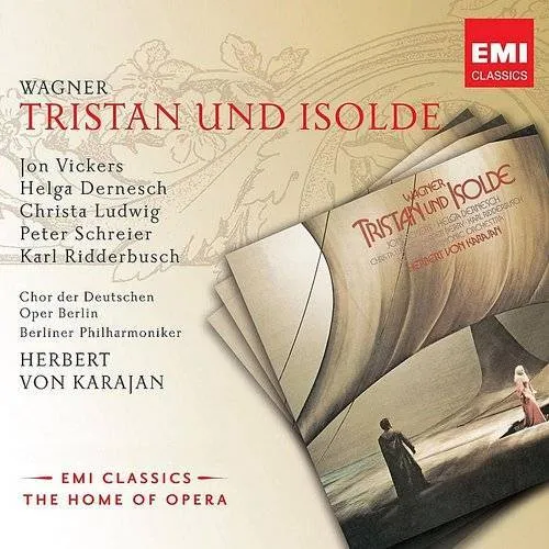 Herbert von Karajan - Tristan Und Isolde vinyl record cover