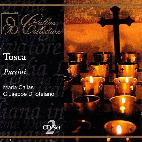 Giacomo Puccini - Tosca vinyl record cover
