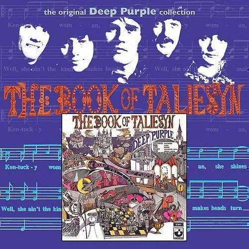 Deep Purple - Book Of Taliesyn (White Vinyl) (Ita) vinyl record cover