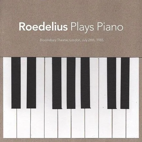 Roedelius - Plays Piano: Live in London 1985 vinyl record cover