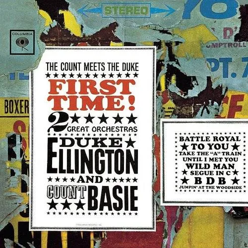 Duke Ellington, The Cruzaders - First Time! the Count Meets the Duke vinyl record cover
