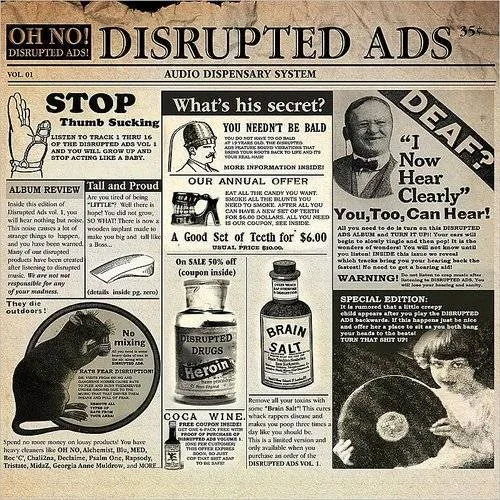 Oh No - Disrupted Ads (Flexi + Etched D Side)