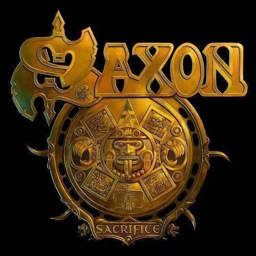 Saxon - Sacrifice vinyl record cover