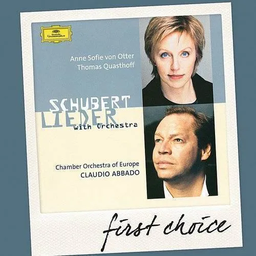 First Choice: Shubert - Lieder With Orchestra