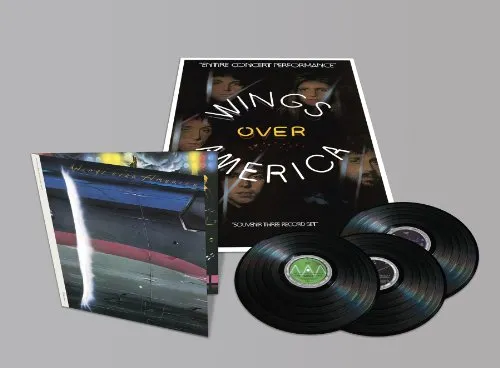 Paul McCartney - Wings Over America vinyl record cover