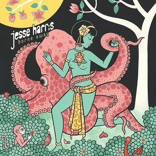 Jesse Harris - Borne Away vinyl record cover