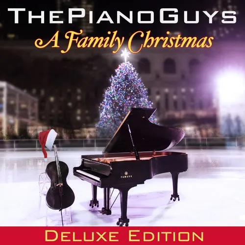 The Piano Guys - A Family Christmas (Box with Baby Grand Piano) vinyl record cover
