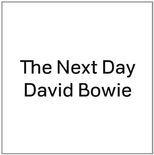 David Bowie - Next Day vinyl record cover