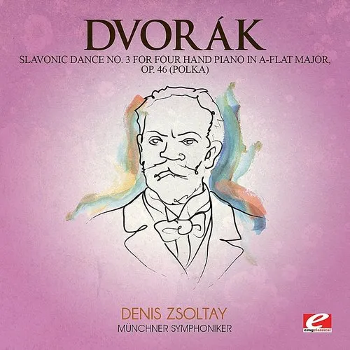 Slavonic Dance 3 Four Hand Piano A-Flat Maj 46