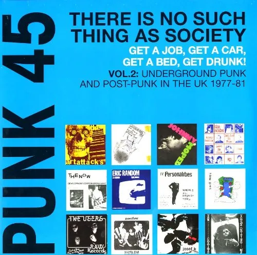Punk 45 2 Underground Punk In Uk 1977-1981 / Var - Underground Punk & Post Punk in the UK: 77- 2 vinyl record cover