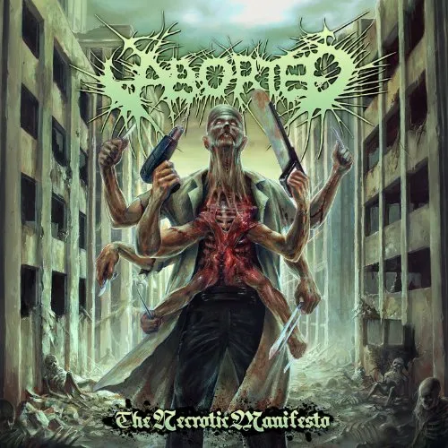 Aborted - Necrotic Manifesto (Gate) vinyl record cover
