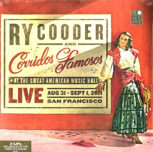 Ry Cooder - Live in San Francisco vinyl record cover