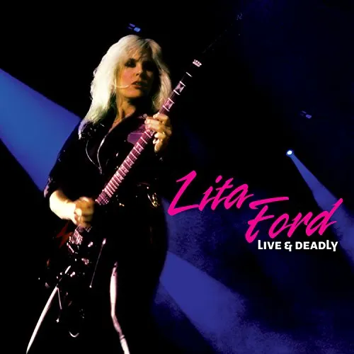 Lita Ford - Live & Deadly vinyl record cover