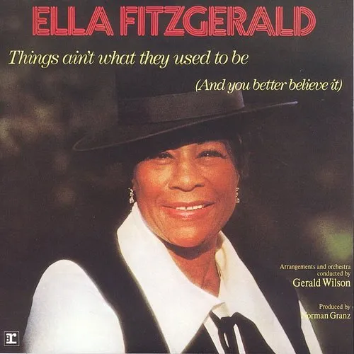 Ella Fitzgerald - Things Ain't What They Used To Be vinyl record cover