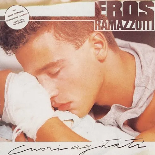 Eros Ramazzotti - Cuori Agitati vinyl record cover