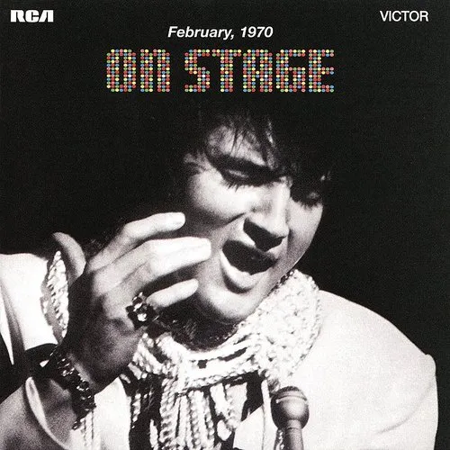 Elvis Presley - On Stage vinyl record cover