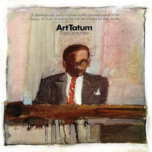 Art Tatum - Piano Starts Here vinyl record cover