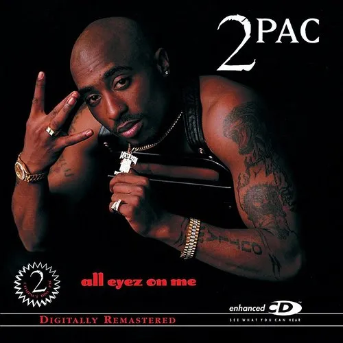2pac - All Eyez on Me vinyl record cover