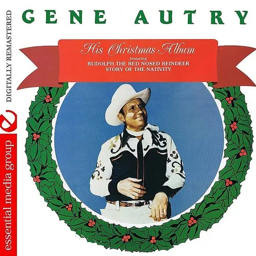 Gene Autry - His Christmas Album vinyl record cover