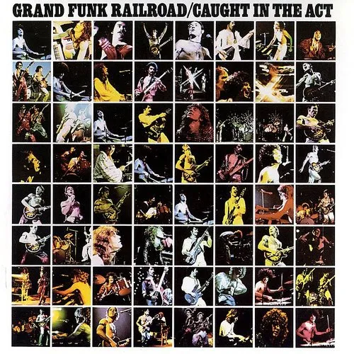 Grand Funk Railroad - Caught in the Act vinyl record cover