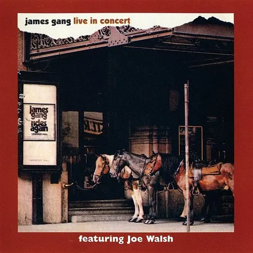 James Gang - Live in Concert vinyl record cover
