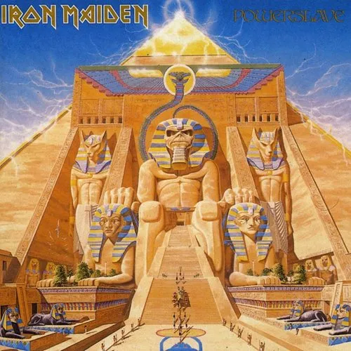 Iron Maiden Powerslave (40th Anniversary) [Colored Vinyl] (Gol) [Limited Edition] Gallery of