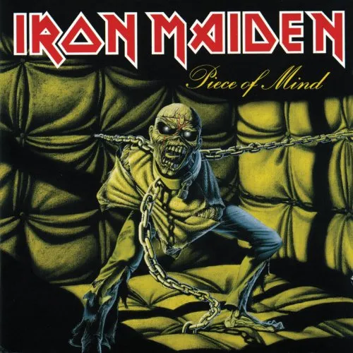 Iron Maiden - Piece of Mind vinyl record cover