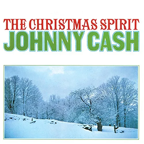 Johnny Cash - Christmas Spirit vinyl record cover