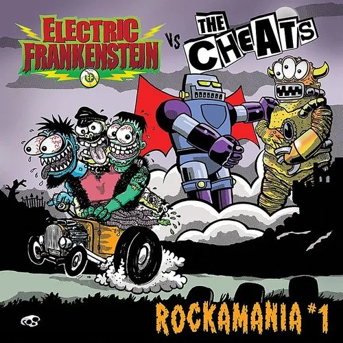 Electric Frankenstein / Cheats - Rockamania 1 vinyl record cover